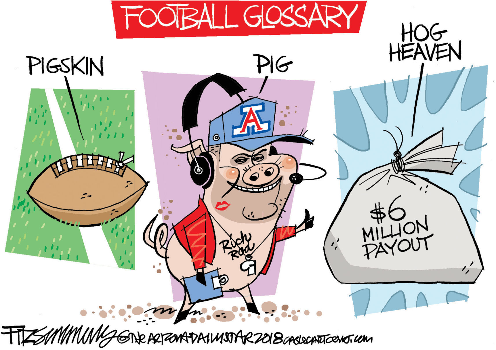 Daily Fitz Cartoon: UA Football